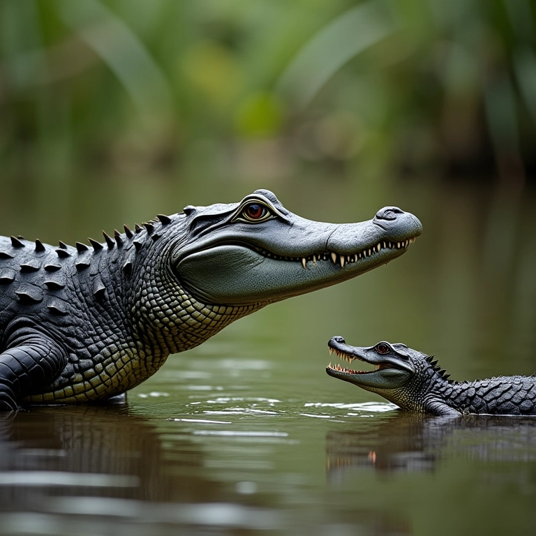 Jacaré grande versus jacaré pequeno, representando a dimensão dos problemas.