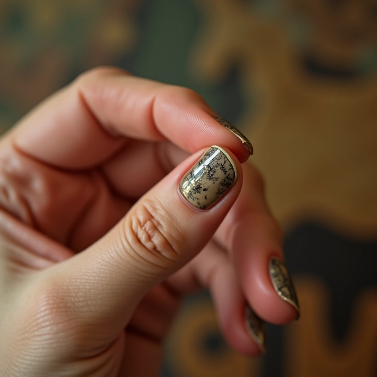 Mão de mulher com unha quebrada, representando o sonho com unha quebrada.