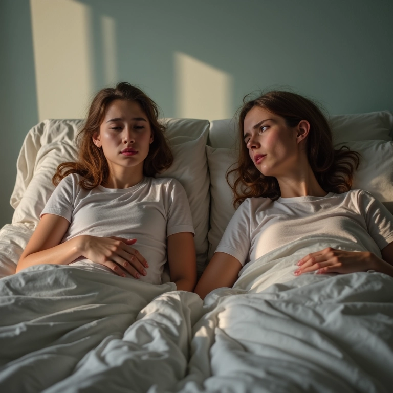 Quarto compartilhado bagunçado, camas desarrumadas, problemas de relacionamento.