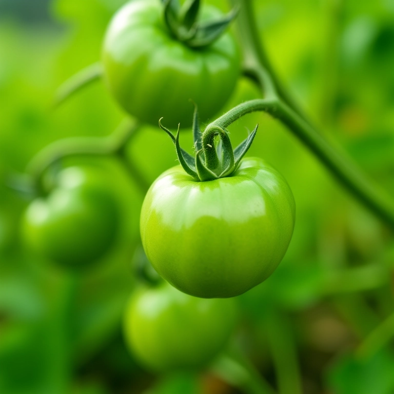Sonhar com tomate verde: imaturidade, espera e crescimento.