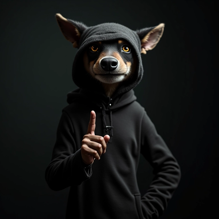 Zé Pilintra bravo, apontando o dedo.