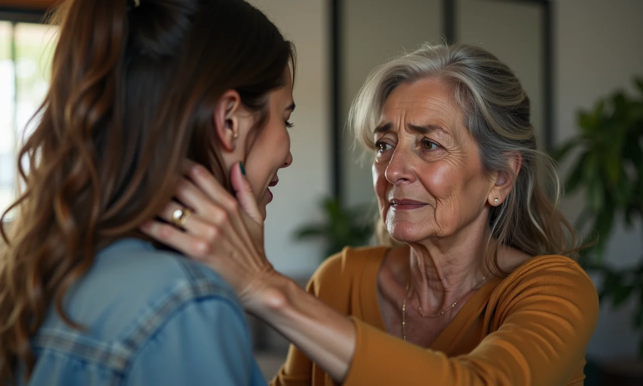 Amiga consolando mulher que enfrenta dificuldades na gravidez.