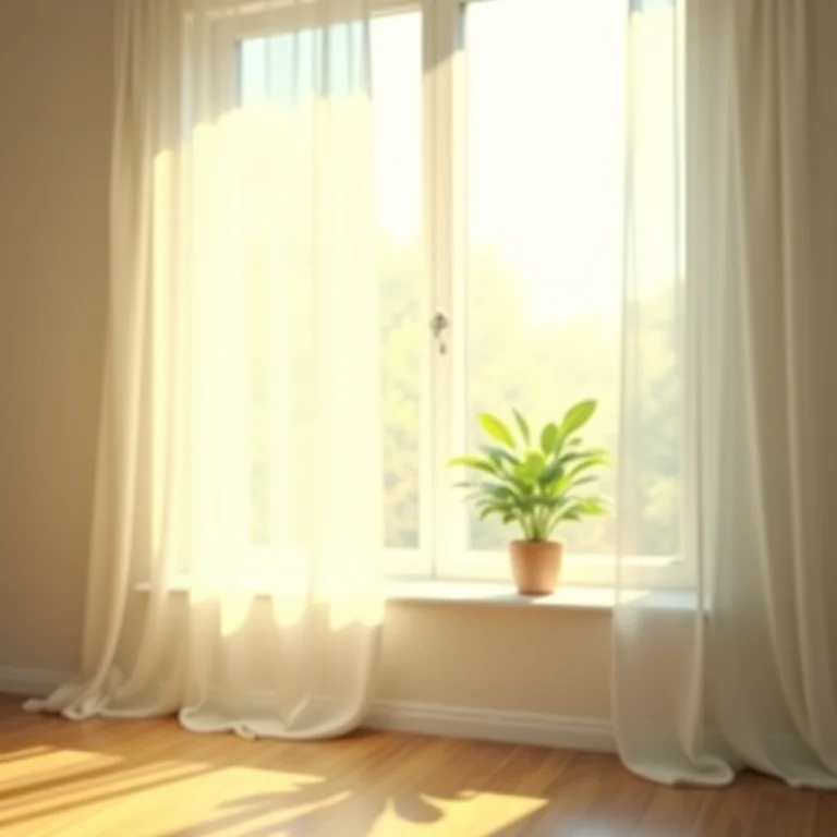 Quarto claro e arejado, simbolizando um futuro promissor, esperança e otimismo.