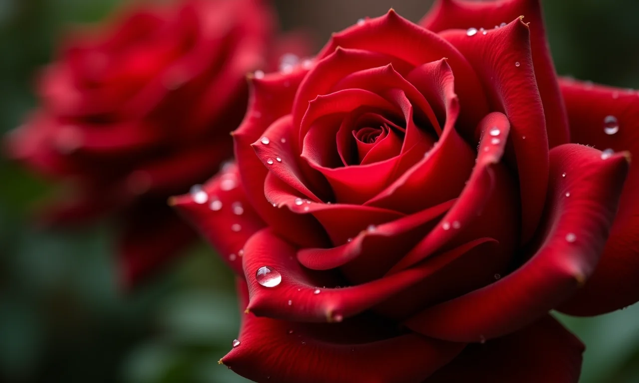 Rosas vermelhas vibrantes, simbolizando paixão em sonhos.