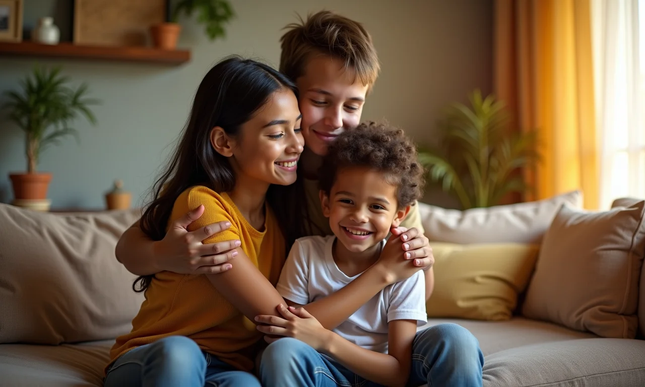 Sonhar com familiar homossexual: demonstração de afeto em família.