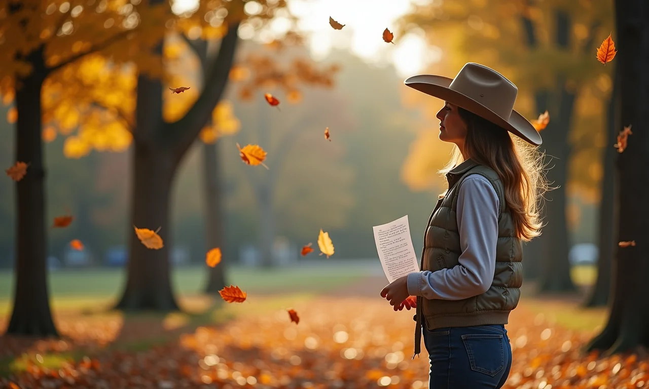 Vento forte leva folhas e objetos, simbolizando perdas.