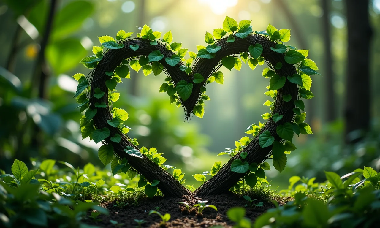 Vides entrelaçadas formando o número 2, representando sonho com o número dois.