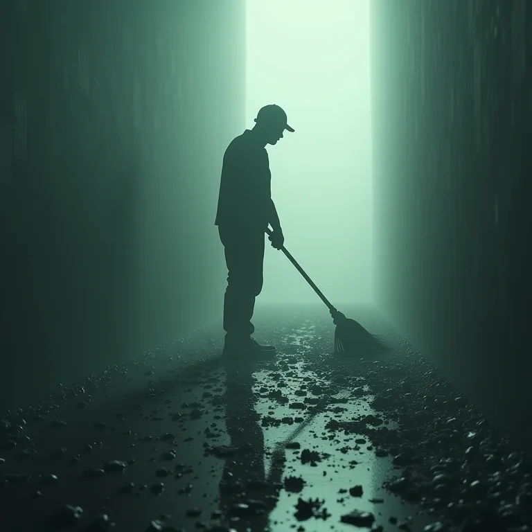 A frustração da limpeza sem fim: quando o sonho revela a sensação de estar preso em ciclos repetitivos.
