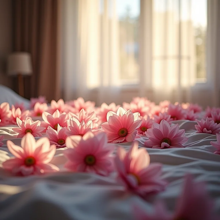 Ajustando o tempo na cama: cama florescendo