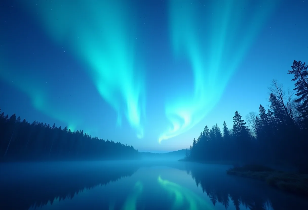 Aurora boreal onírica: beleza e mistério nos sonhos