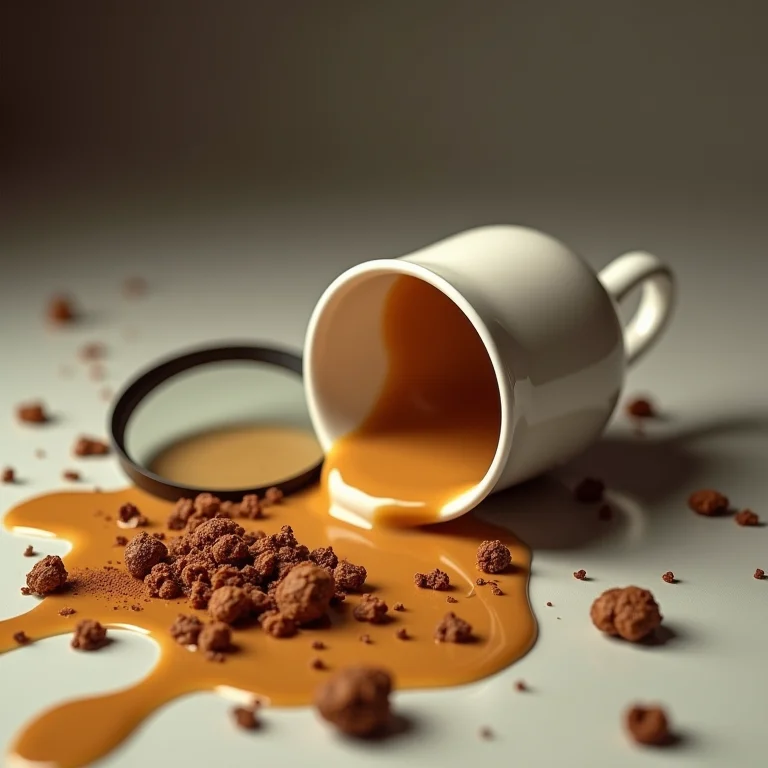 Café com leite derramado: pequenos descuidos, oportunidades perdidas.