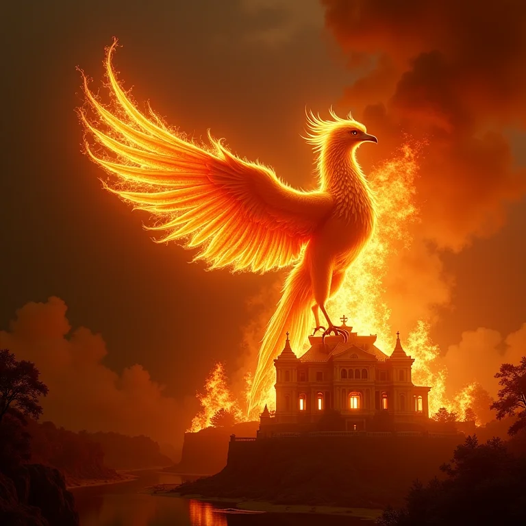 Casa de famoso em chamas: renovação e transformação no subconsciente