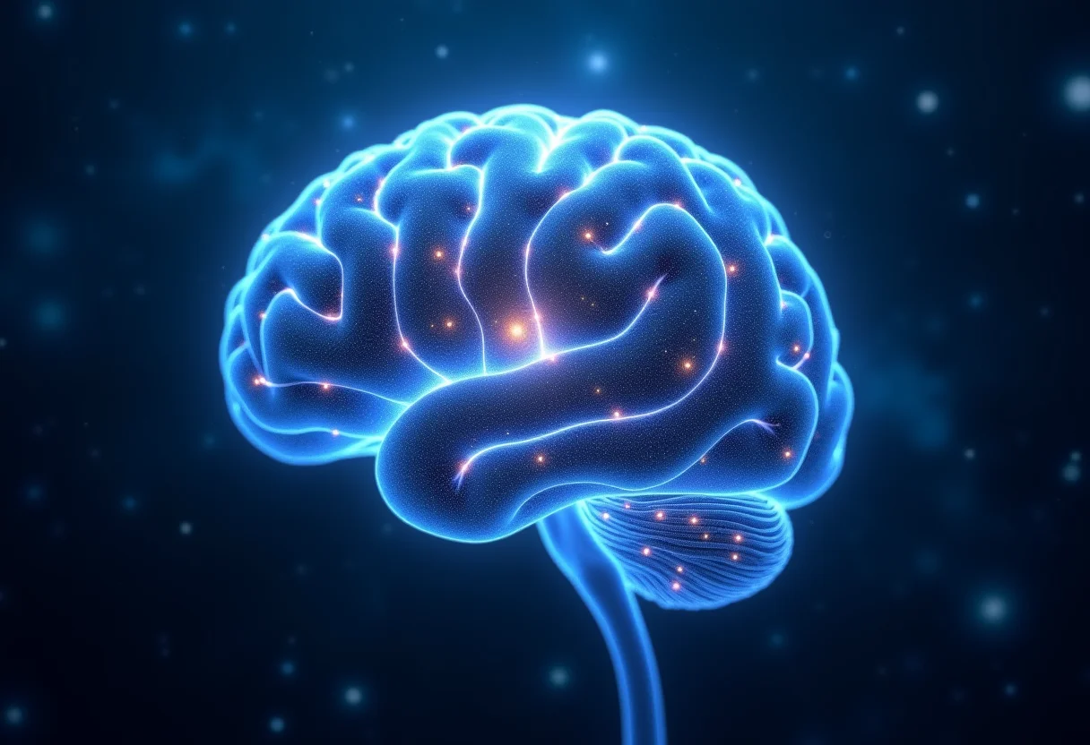 Cérebro cósmico: Representação visual do poder da mente durante o sono.