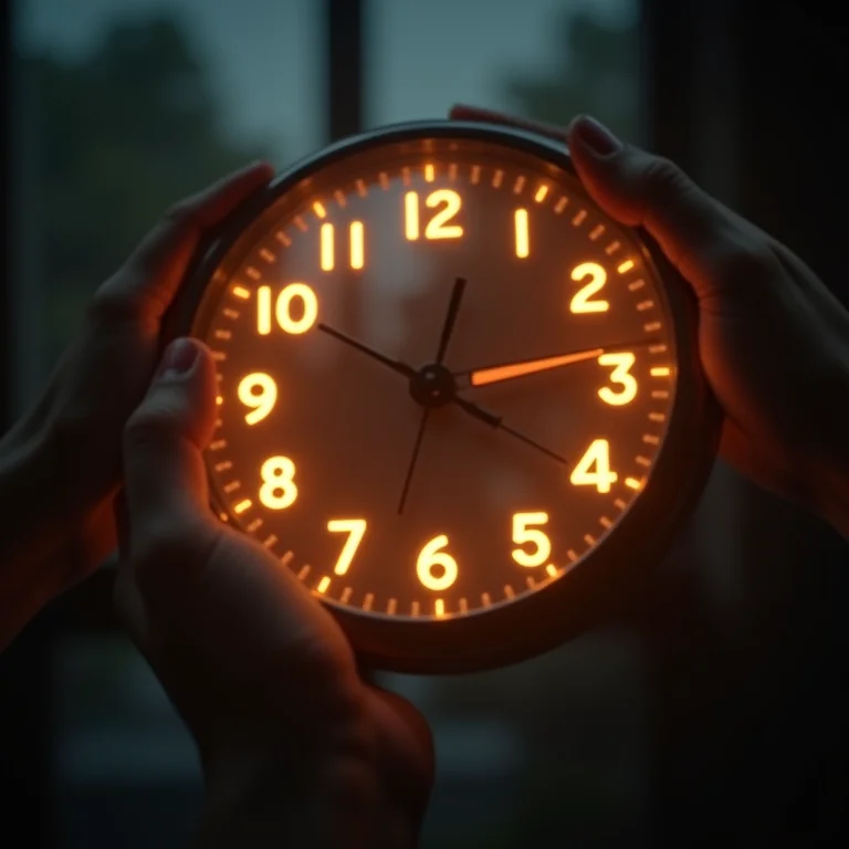 Mãos organizando objetos em 15 minutos, representando a regra