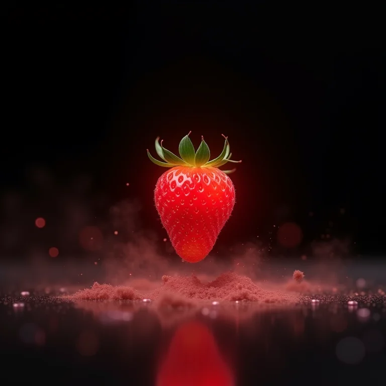 Morango brilhante: permita-se pequenos prazeres para um fim de semana feliz