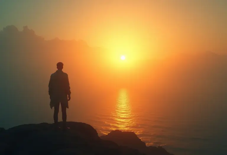 Nascer do sol no mar: beleza onírica e novos começos