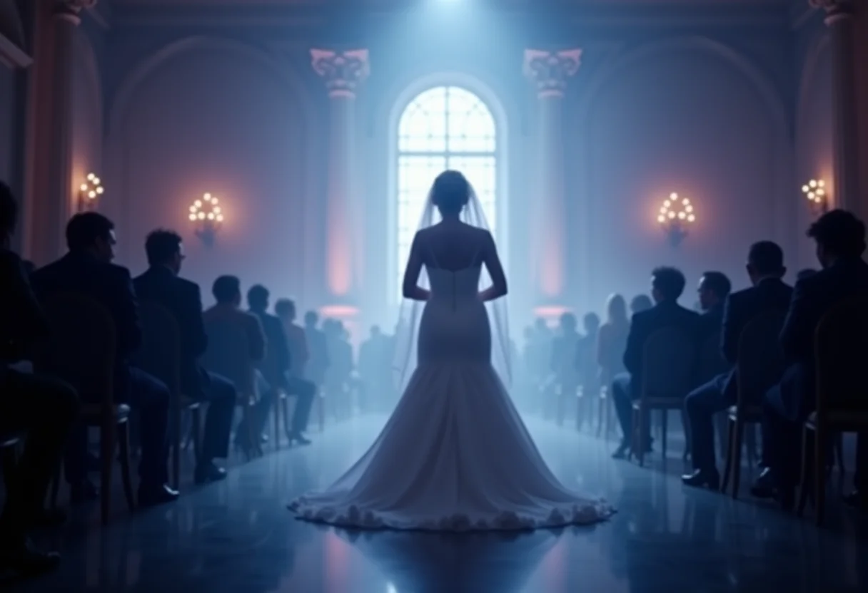 Noiva fugindo do casamento em sonho: mistério e autoconhecimento.