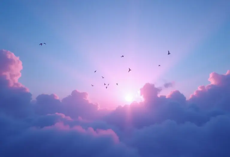 Pássaros voando em sonho: mistério e revelação
