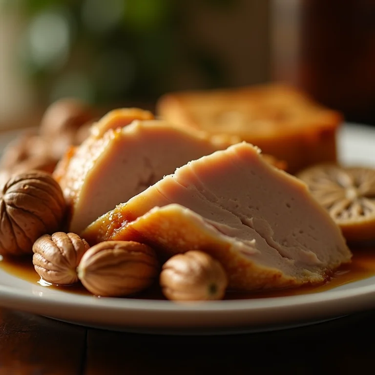 Prato de comida rica em triptofano, simbolizando alimentação para um sono melhor