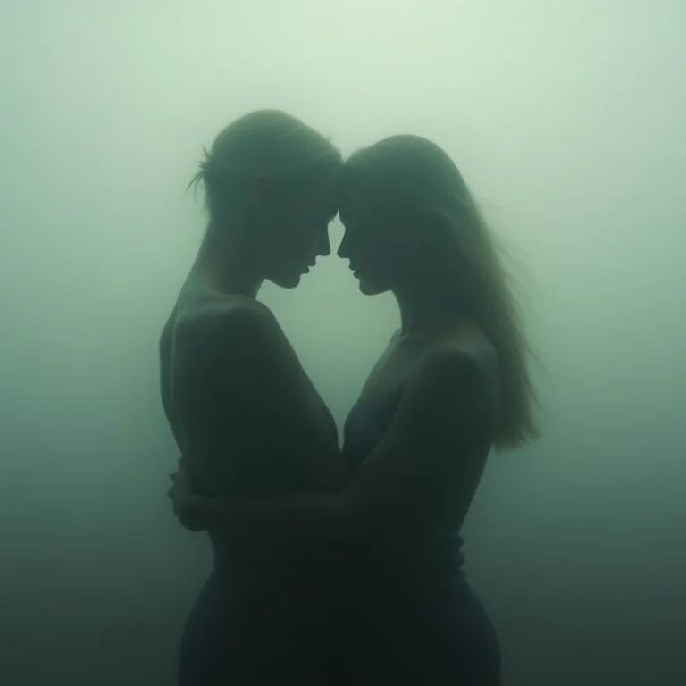 Problemas de relacionamento: imagem de conexão turva em sonho