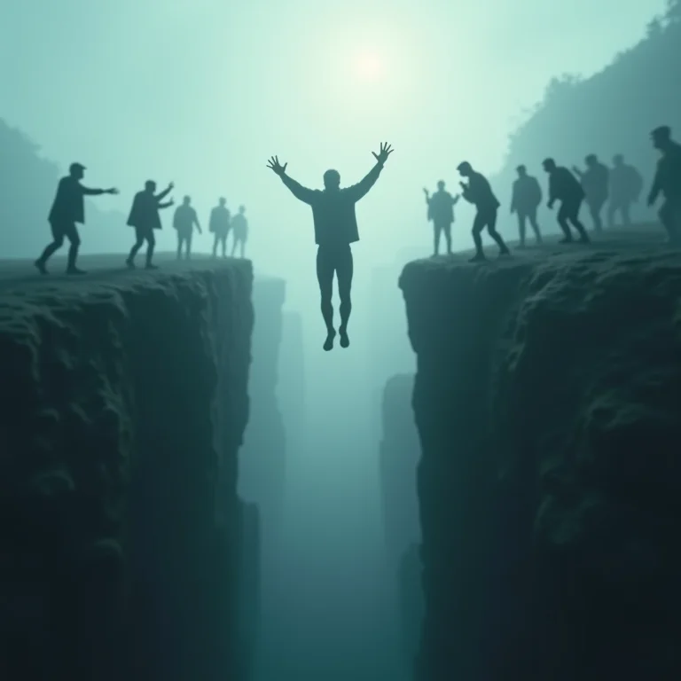 Ser empurrado: traição e falta de controle nos sonhos.