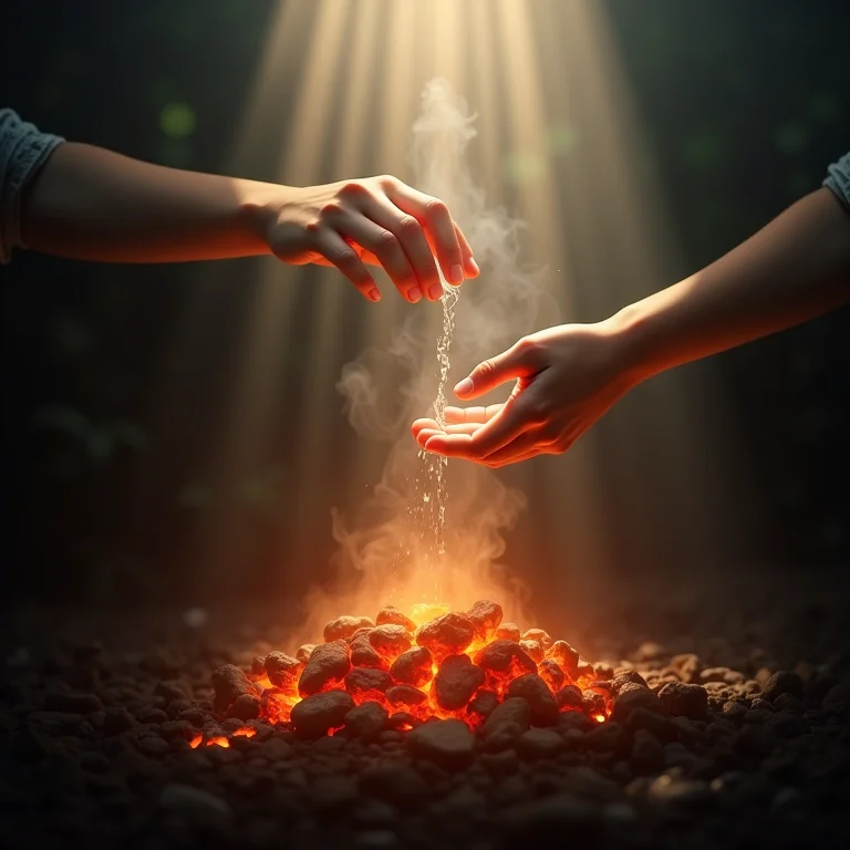 Sonhar apagando fogo com água: renovação e purificação.