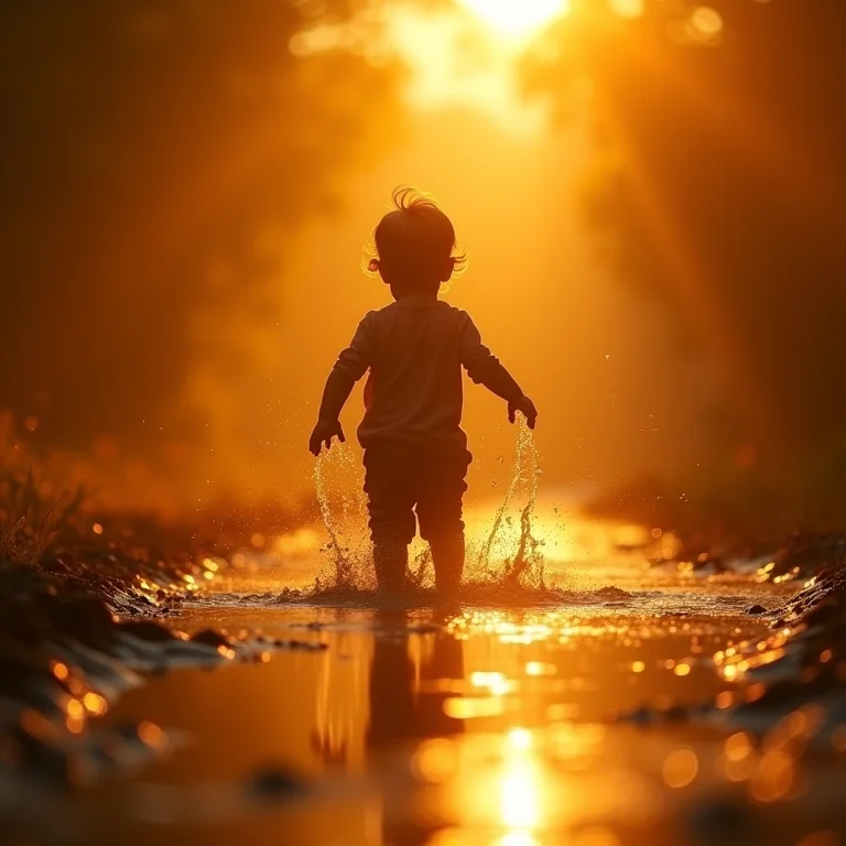 Sonhar brincando na lama: alegria, liberdade e conexão com a terra