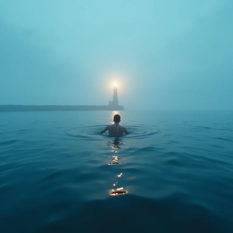 Sonhar com afogamento e ser salvo: farol na imensidão