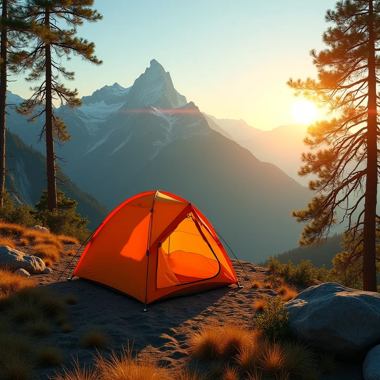 Sonhar com barraca em lugar bonito: paz e contentamento