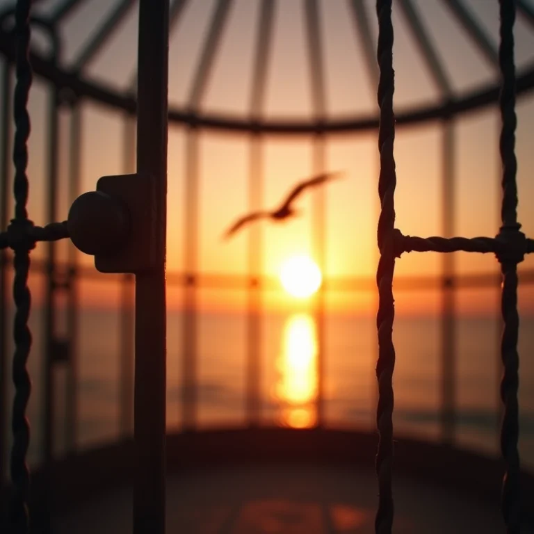 Sonhar com desejo de libertação: gaiola aberta e pássaro voando