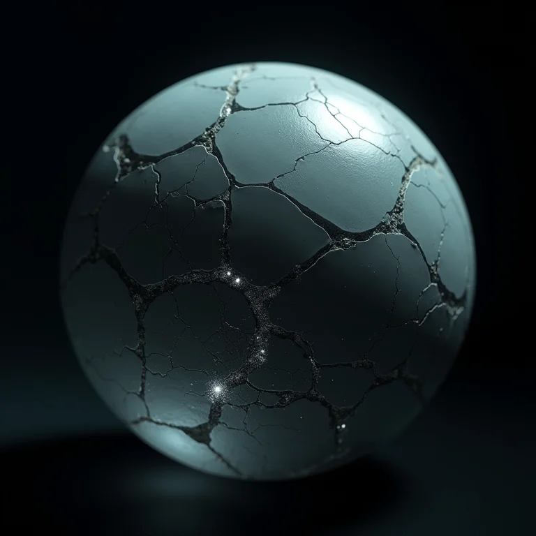 Sonhar com esfera rachada: imperfeição como caminho para o crescimento.
