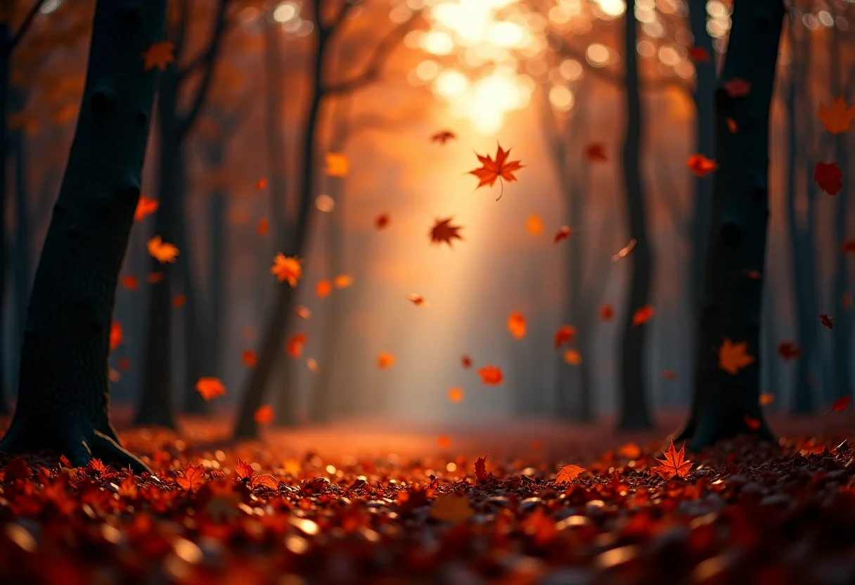 Sonhar com folhas caindo: simbolismo e interpretações