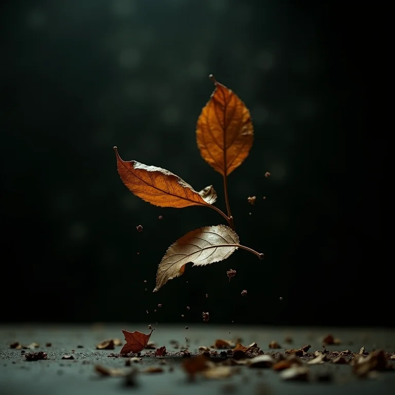 Sonhar com folhas secas caindo: fim de ciclos e aceitação