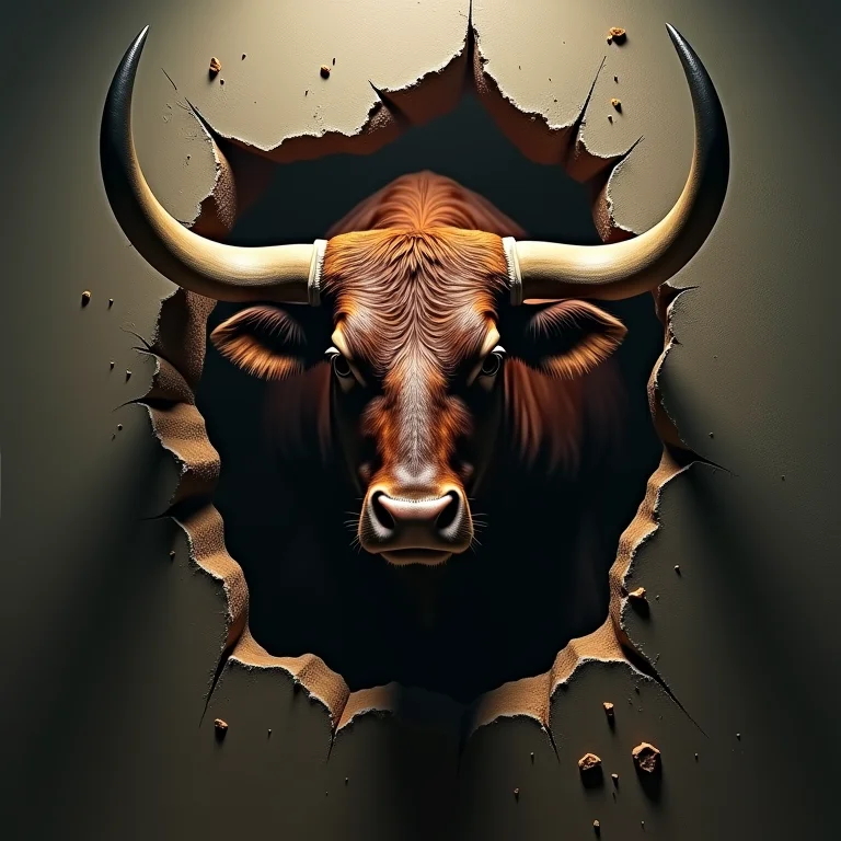 Sonhar com força: chifres que rompem barreiras