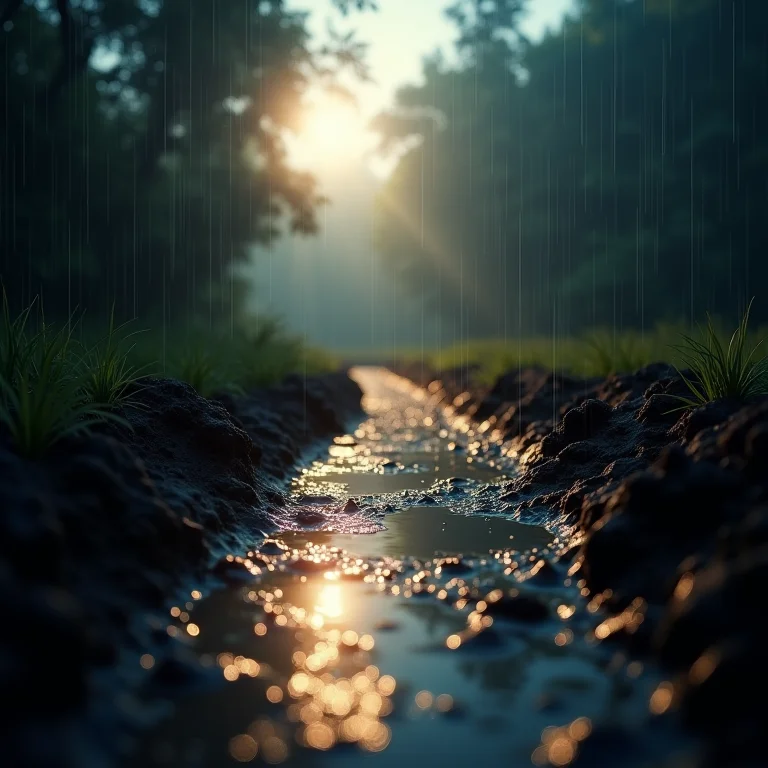 Sonhar com lama e chuva: limpeza emocional e renovação espiritual