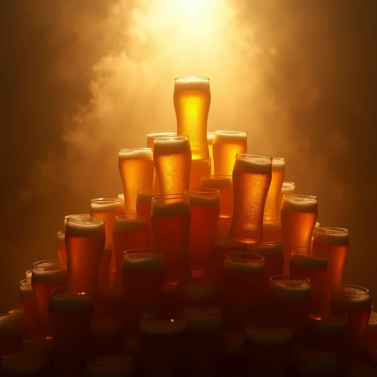 Sonhar com muita cerveja: Excesso, indulgência e a perda de controle sobre os próprios desejos.