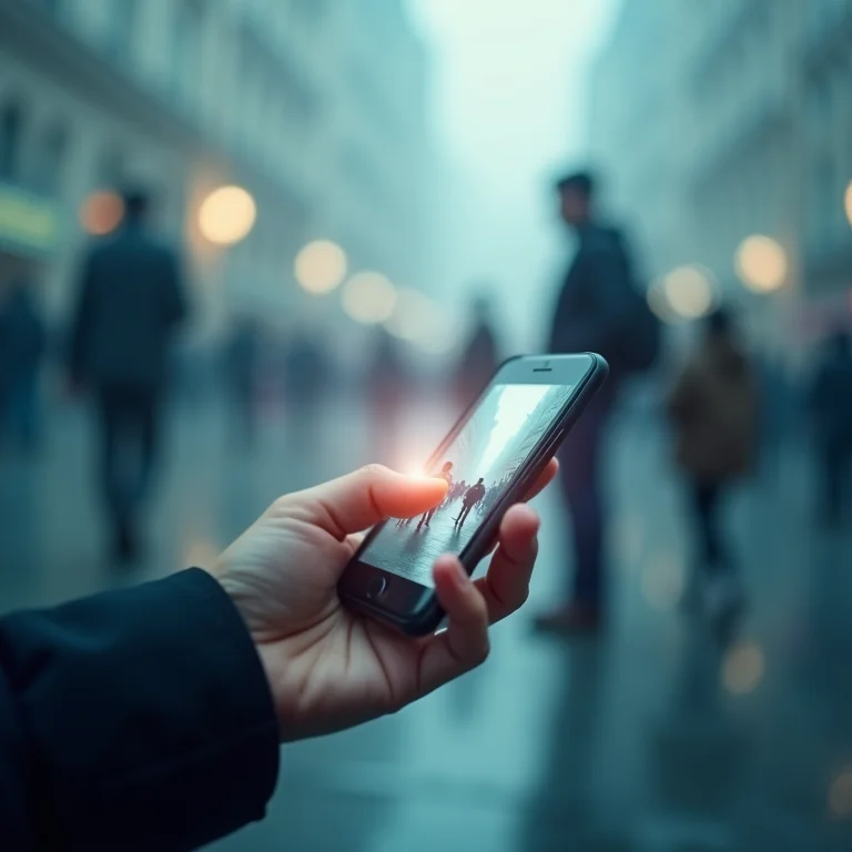 Sonhar com outra pessoa usando seu celular perdido.