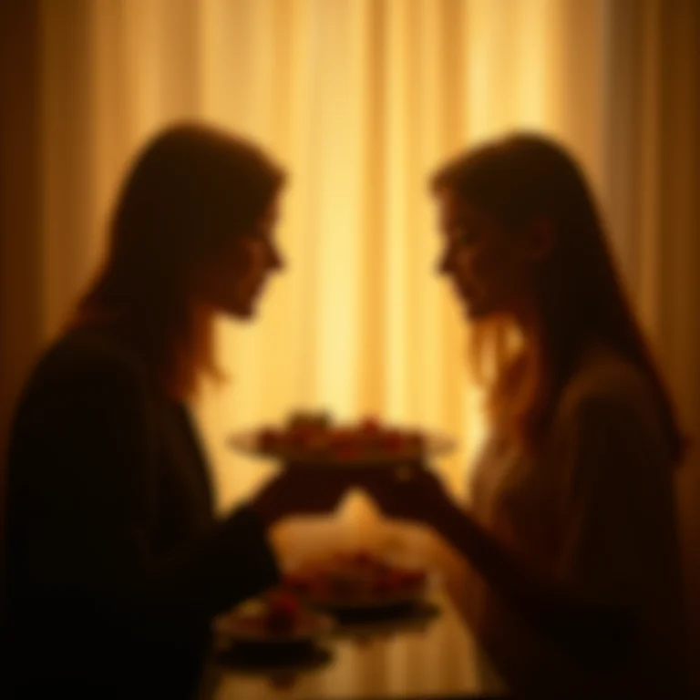 Sonhar com prato cheio sendo compartilhado: união e generosidade