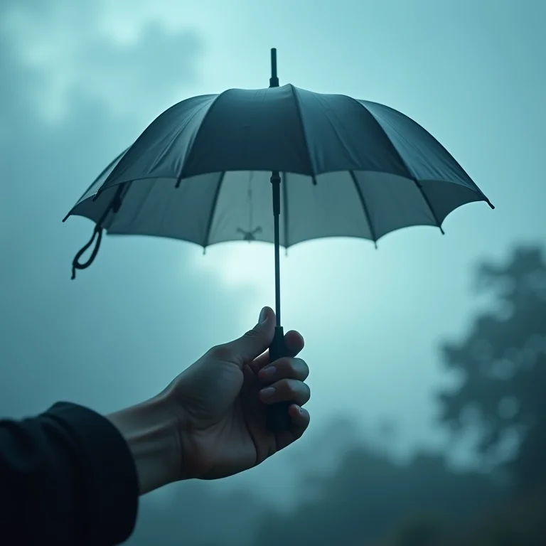 Sonhar em dar um guarda-chuva preto: sacrifício ou intenção oculta?