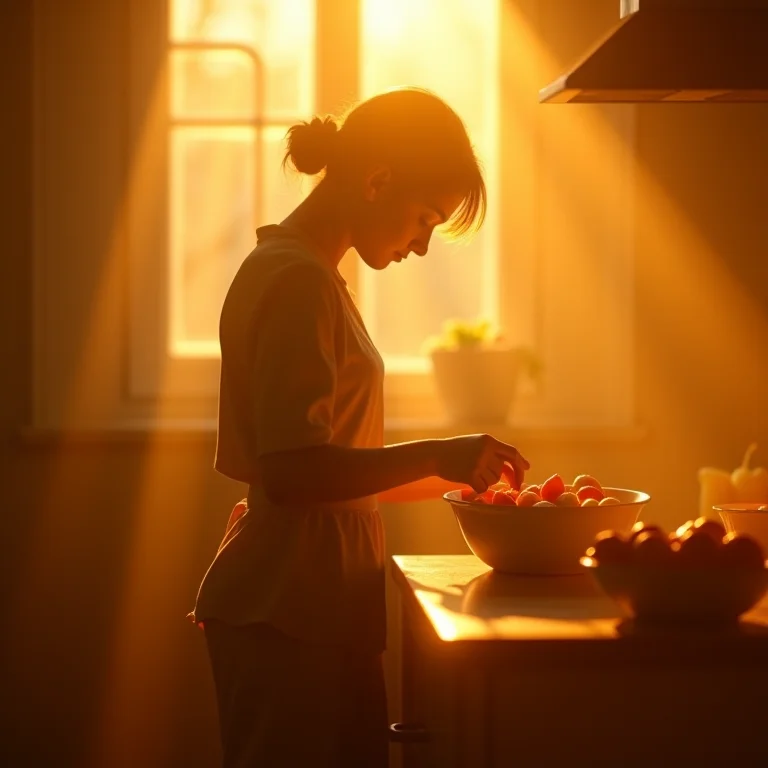 Sonhar preparando salada de frutas: Criação e cuidado