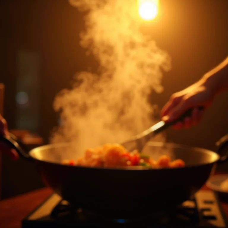 Sonhar que cozinha comida chinesa: Criatividade e cuidado