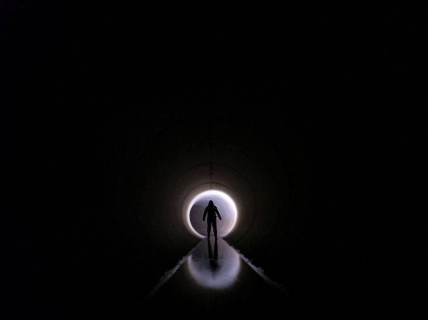 Sonhar que vê a luz no fim do túnel
